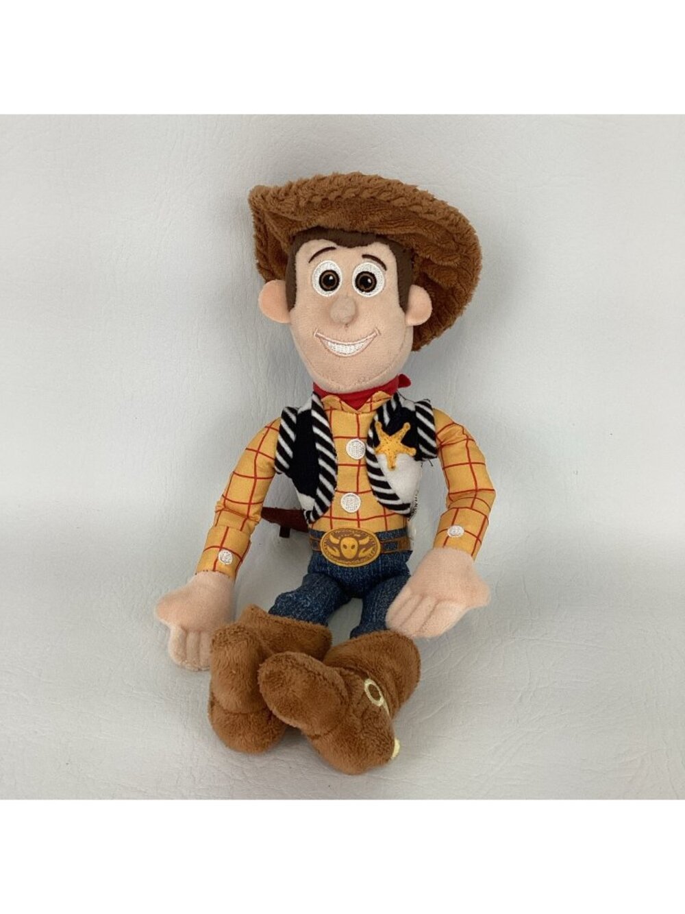 Disney Parks Toy Story Sheriff Woody 16" Plush Stuffed Toy Soft Doll Buddy
